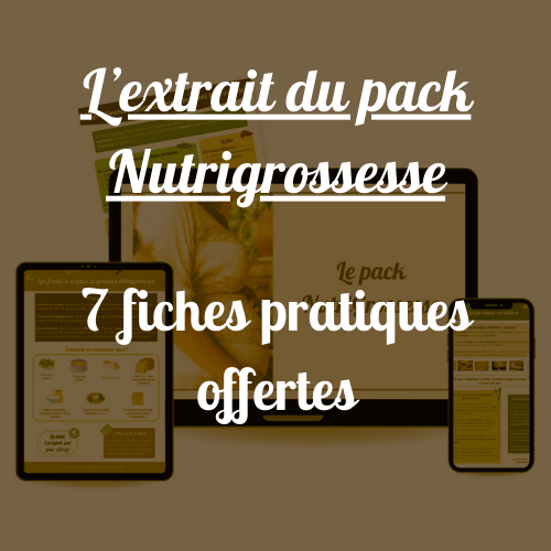 Miniature extrait pack Nutrition Grossesse