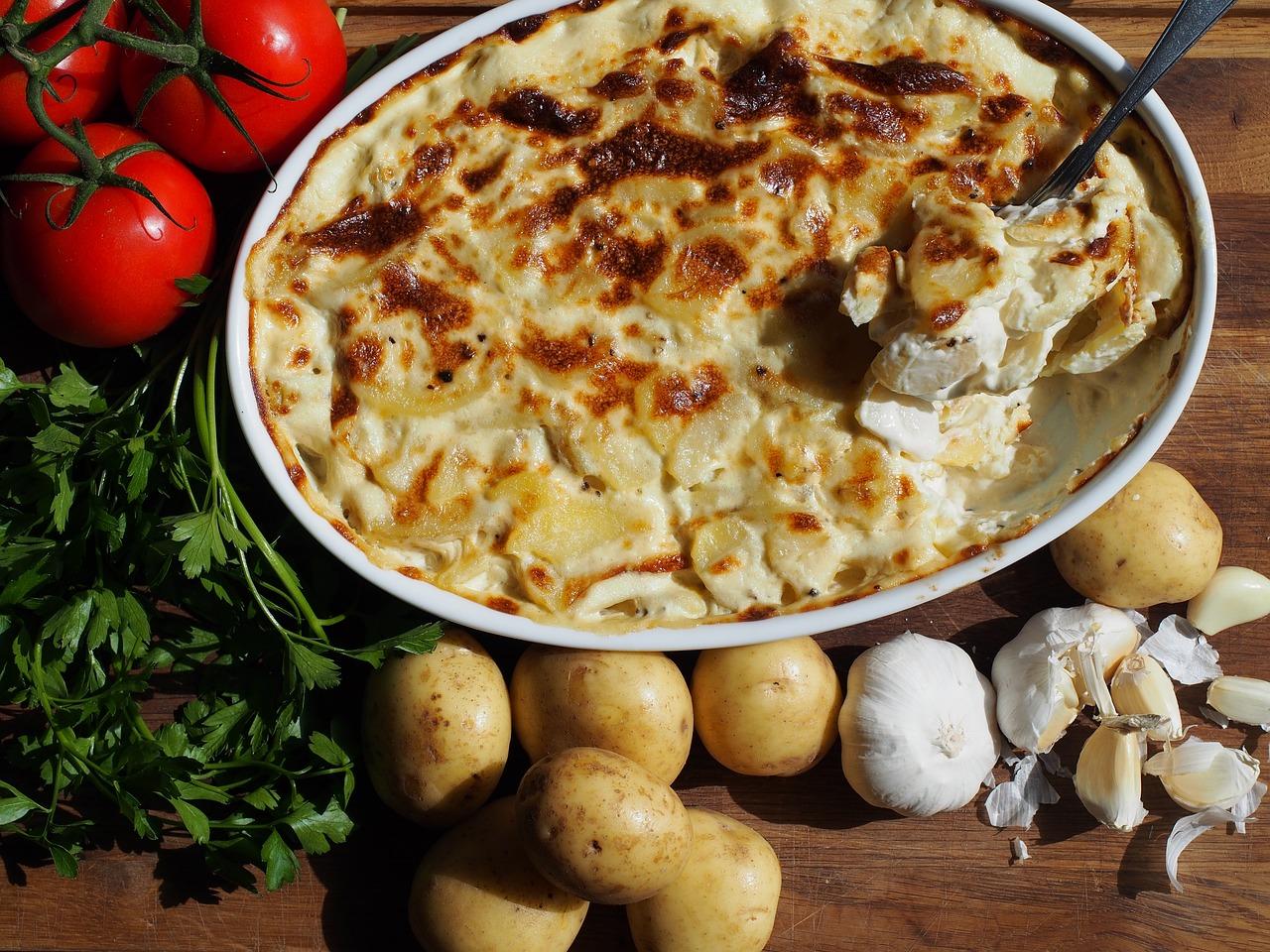 illustration tartiflette enceinte